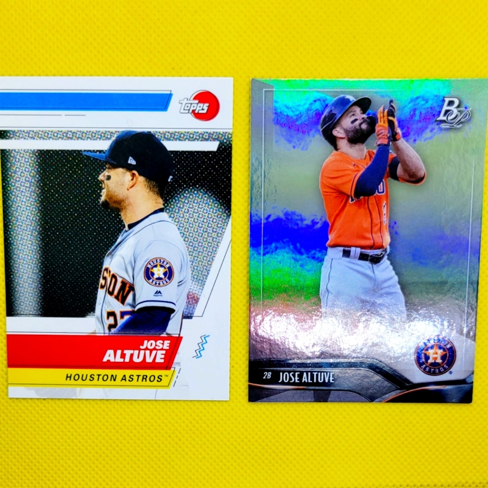 2020-21 JOSE ALTUVE CARD BUNDLE ⚾️🚀🚀🔥🔥